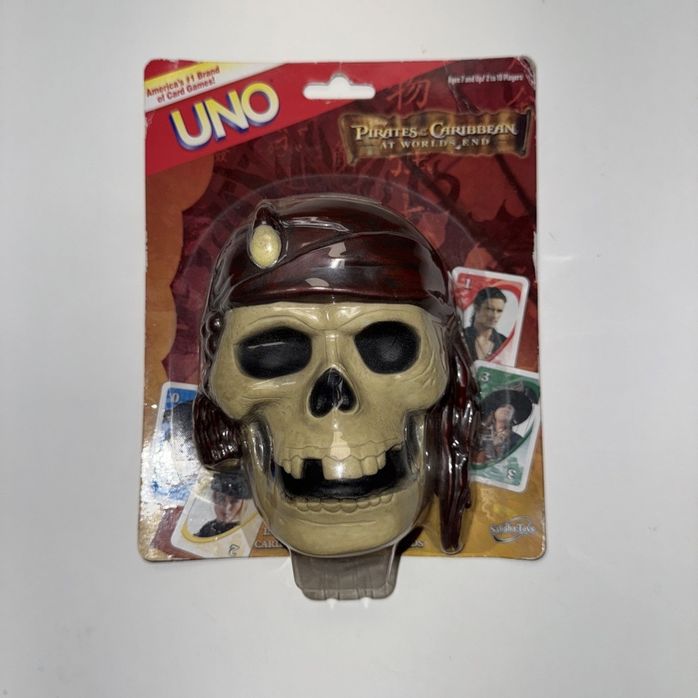 UNO PIRATES Of The CARIBBEAN AT WORLDS END Vintage UNO Deck 2007‎ NEW Sealed